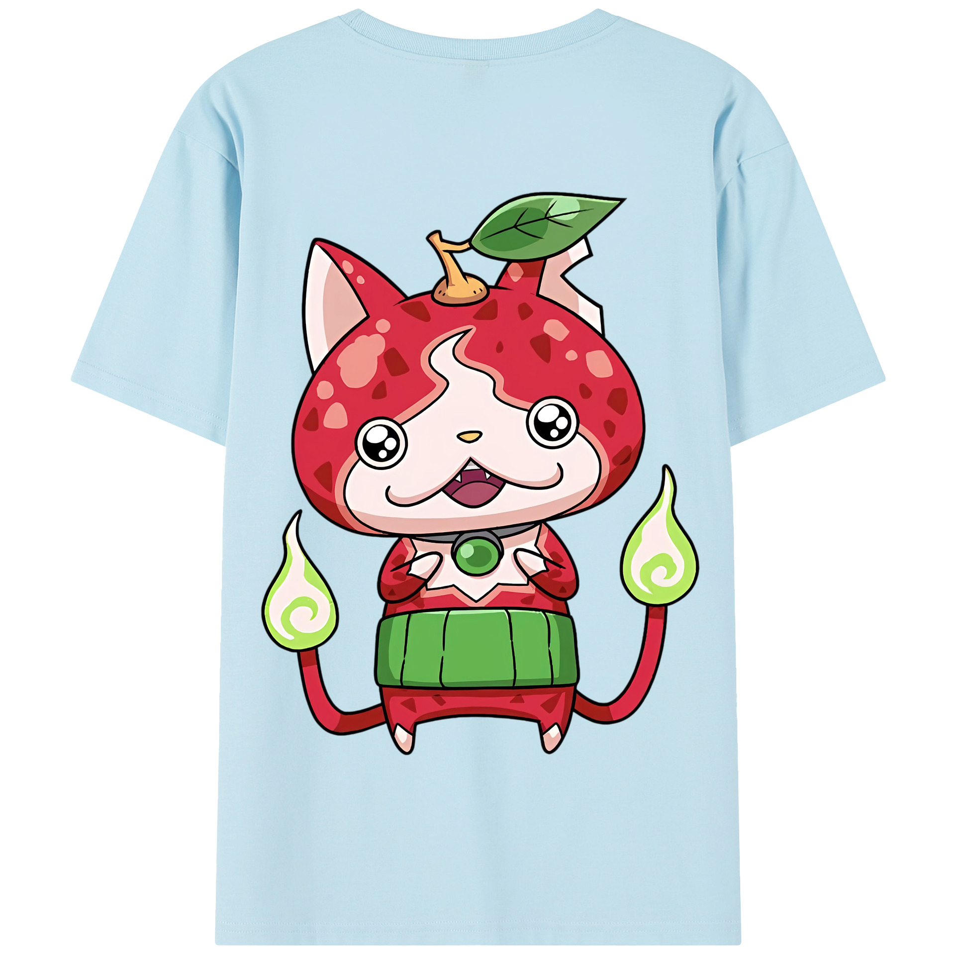 （画像用） 妖怪ウォッチ Yo-kai Watch 綿100％半袖Tシャツ（背面プリント）